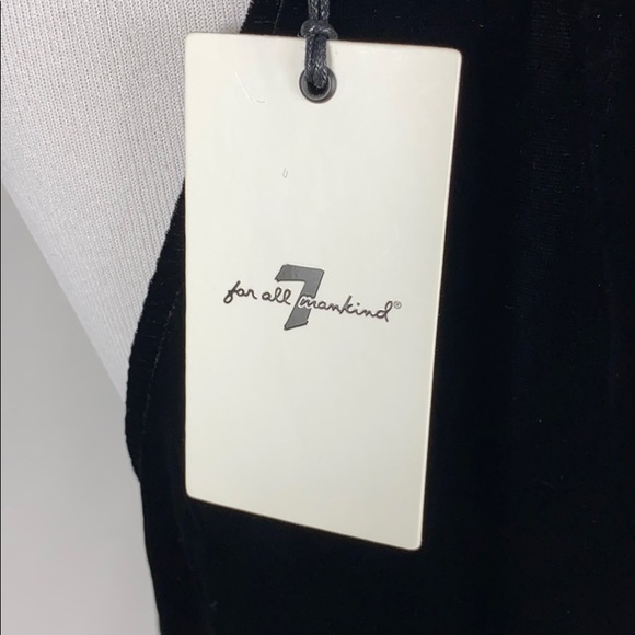 7 for all mankind Black Velvet Romper size Xs - Picture 5 of 10